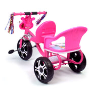 Pink three-wheel tricycle for children age 2 plus