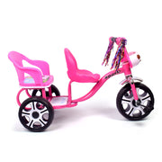 Kids T-809F tricycle with strong pedals and soft handles