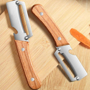 Stainless Steel Multi-Peeler with Wide Blade & Bottle Opener