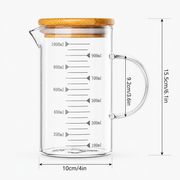 1000ml Borosilicate Glass Measuring Cup