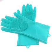 Kitchen silicone cleaning gloves for wet cleaning tasks