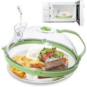 Microwave Splatter Cover With Water Steamer