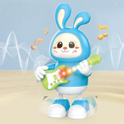 Electric Dancing Bunny Guitar Toy | Musical Rock Star Rabbit with LED Lights & Music for Kids
