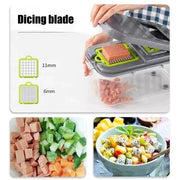 22-in-1 Vegetable Cutter with Storage Basket