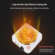 Electric Hot Plate Stove | Portable Single Burner with Adjustable Temperature
