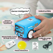 Magic Mini Bus | 5-in-1 RC Toy Car with Line Tracking, Dodge Mode & LED Face