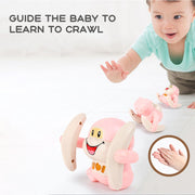 Electric Tumbling Bear Toy | Twist & Roll with Light-Up "I Love U" Chest, Music & Lights for Kids