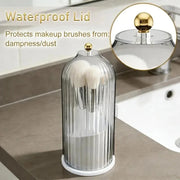 360° Rotating Dustproof Toothbrush Holder & Bathroom Organizer