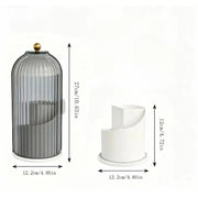 360° Rotating Dustproof Toothbrush Holder & Bathroom Organizer