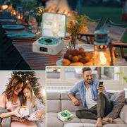 Vinyl Station – 3-in-1 Bluetooth Speaker, Lamp & Clock