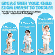 Adjustable Baby Bath & Shower Stand – Duck Design