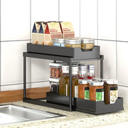 2-Tier Under-Sink Organizer with Sliding Baskets