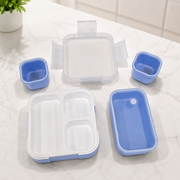 720ml 3-Compartment Lunch Box with Removable Containers