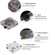 Electric Hot Plate Stove | Portable Single Burner with Adjustable Temperature