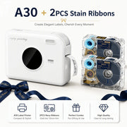 Bluetooth Ribbon Label Printer & Satin Tag Maker