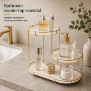 3-Tier Golden Vanity Stand by Matrix