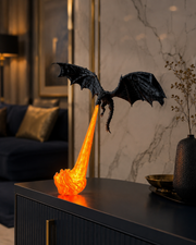 Dragon LED Flame Lamp | Fantasy Night Light