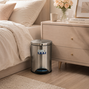 8L Stainless Steel Pedal Bin with Soft-Close Lid