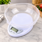 Digital Kitchen Scale with Bowl | 5kg Capacity, Tare Function