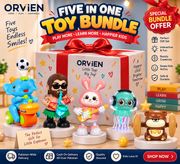 5-in-1 Electric Toy Bundle | Musical Dancing Toys Set with Lights & Sound for Kids