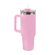 Vacuum Insulated Steel Tumbler 1200ml | Handle & Reusable Straw, Hot & Cold