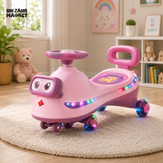 AUTO SWING BABY WALKER CAR - PINK