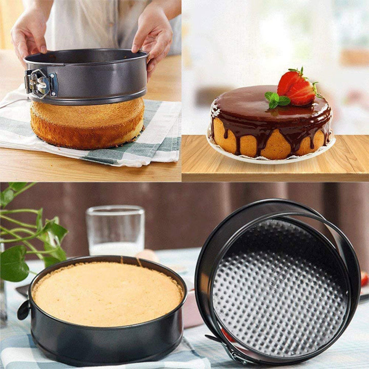 24cm non-stick round cake mould with removable base