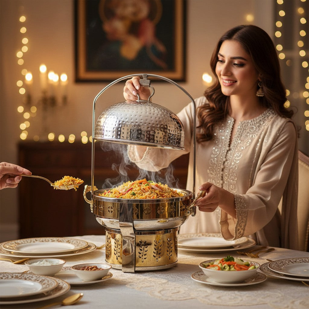Hammered Shape Chafing Dish