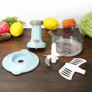 Hand Push Vegetable & Meat Chopper | Fast Manual Food Processor, 1.5L & 2L