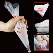 Thick disposable piping bags for home baking